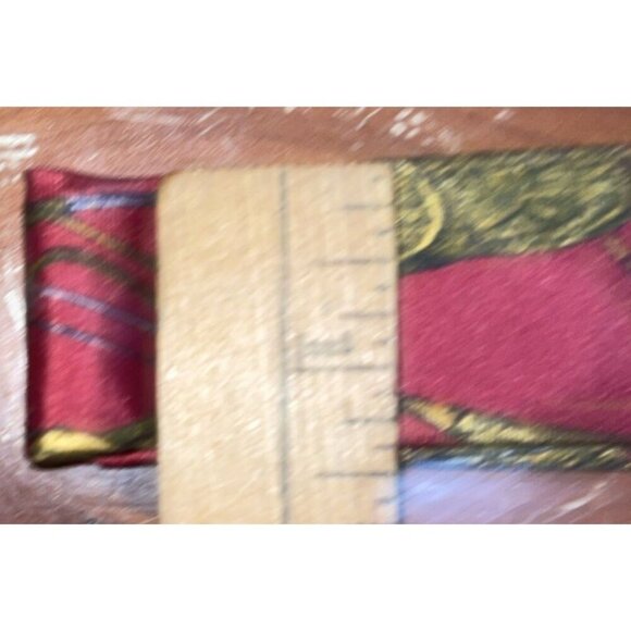 liberty of london silk fly fishing tie Burgundy USA - Picture 10 of 11